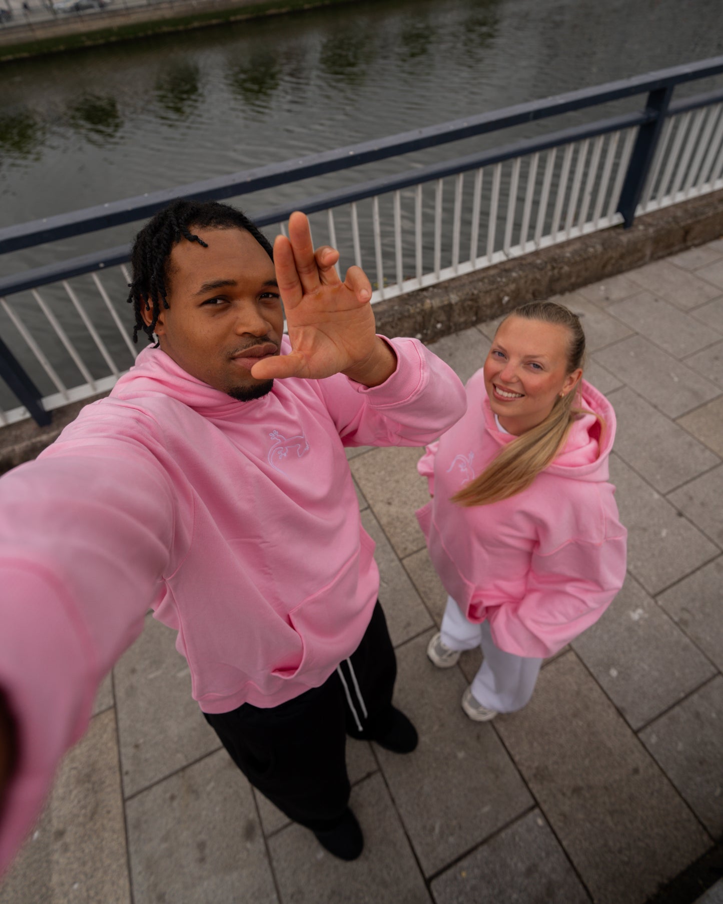Naultinus “Floral Pink” Hoodie