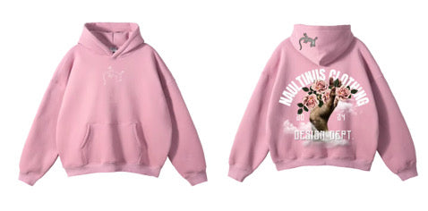 Naultinus “Floral Pink” Hoodie